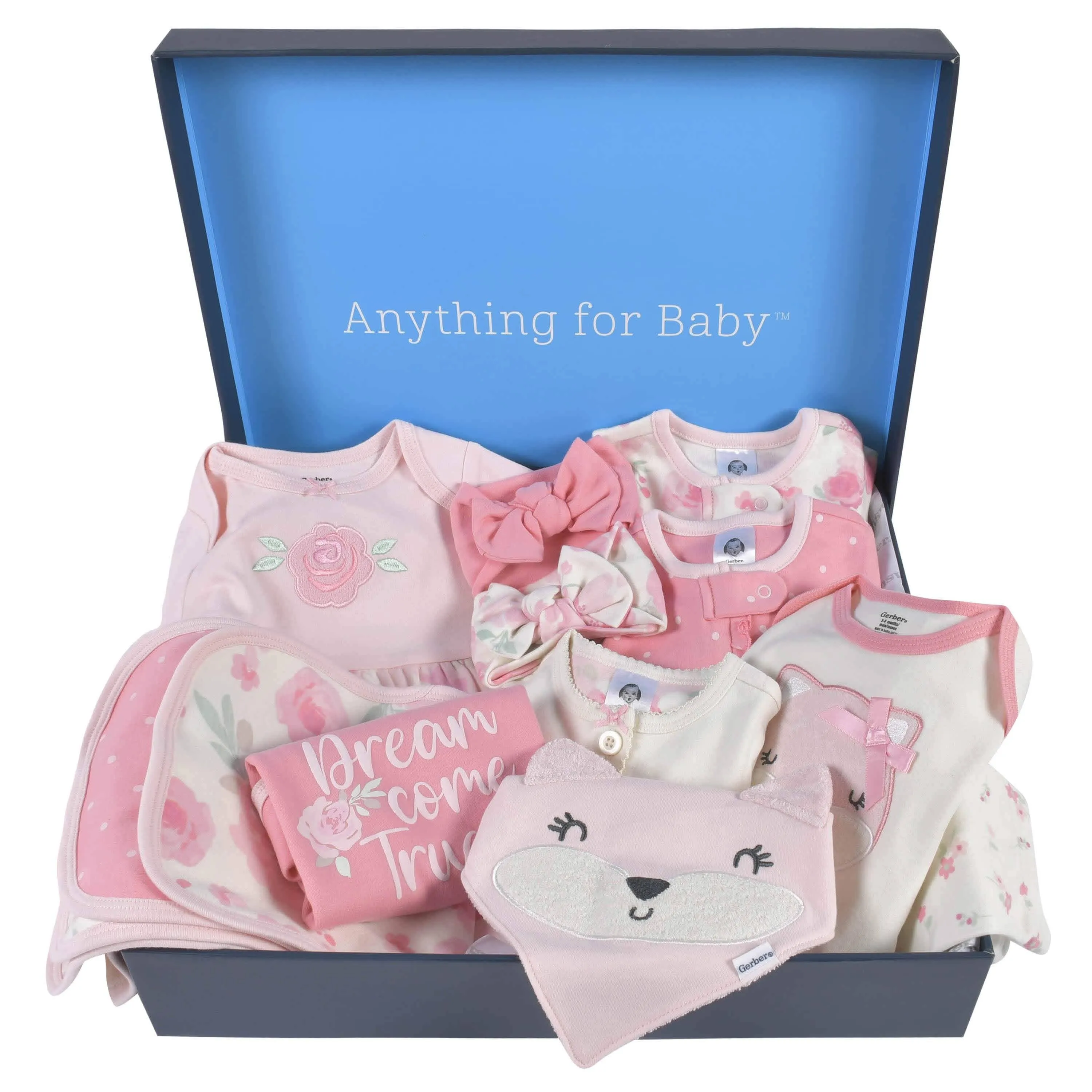 14-Piece Baby Girls Fox Playwear Gift Set