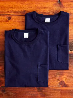 2-Pack Heavyweight Pocket T-Shirts in Indigo