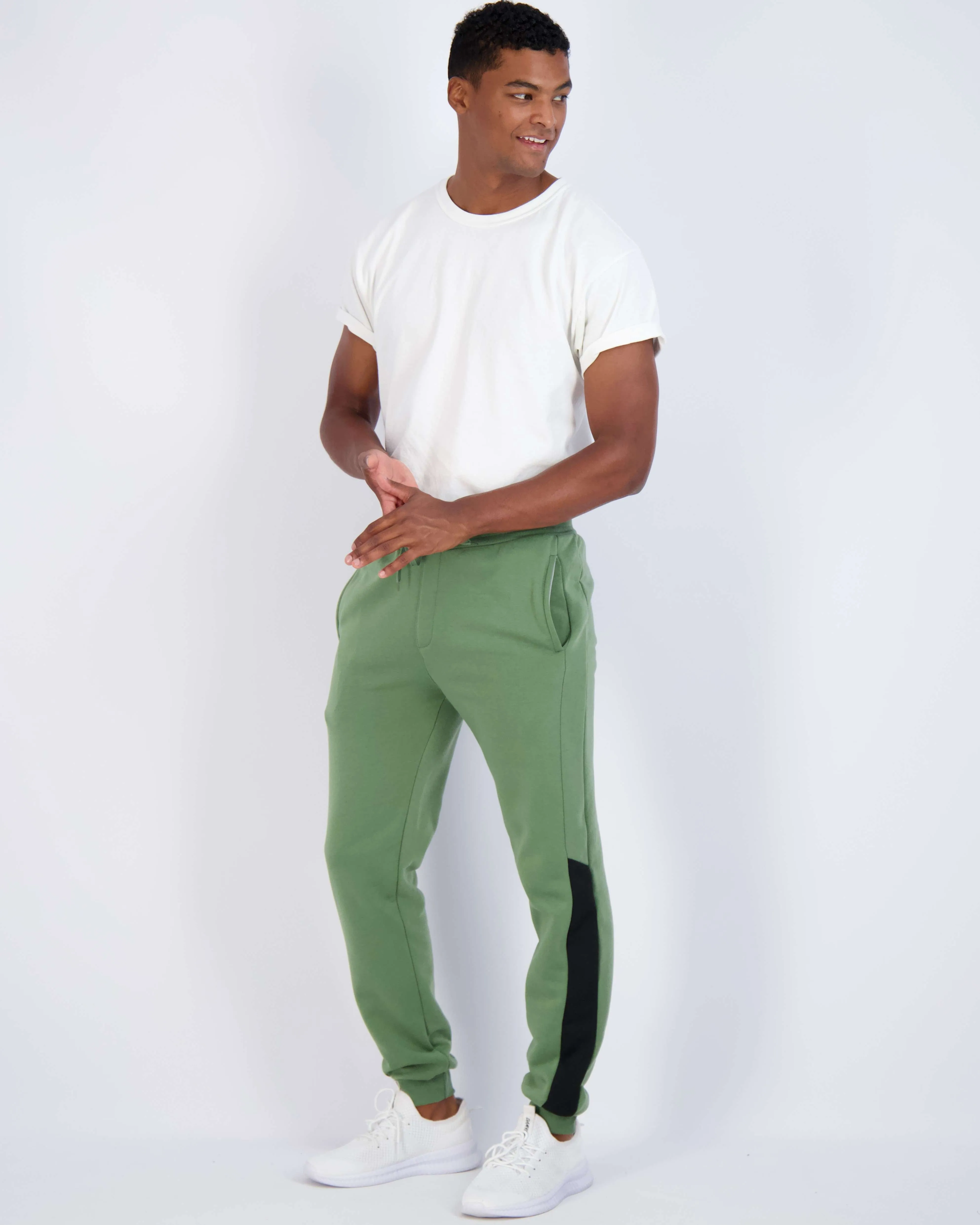 3 Pack: Mens Fleece Jogger Sweatpants