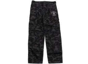 A Bathing Ape Asia Camo Army Pants in Black