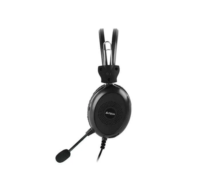 A4Tech Comfort Fit Stereo USB Headset HU-30 (Black)