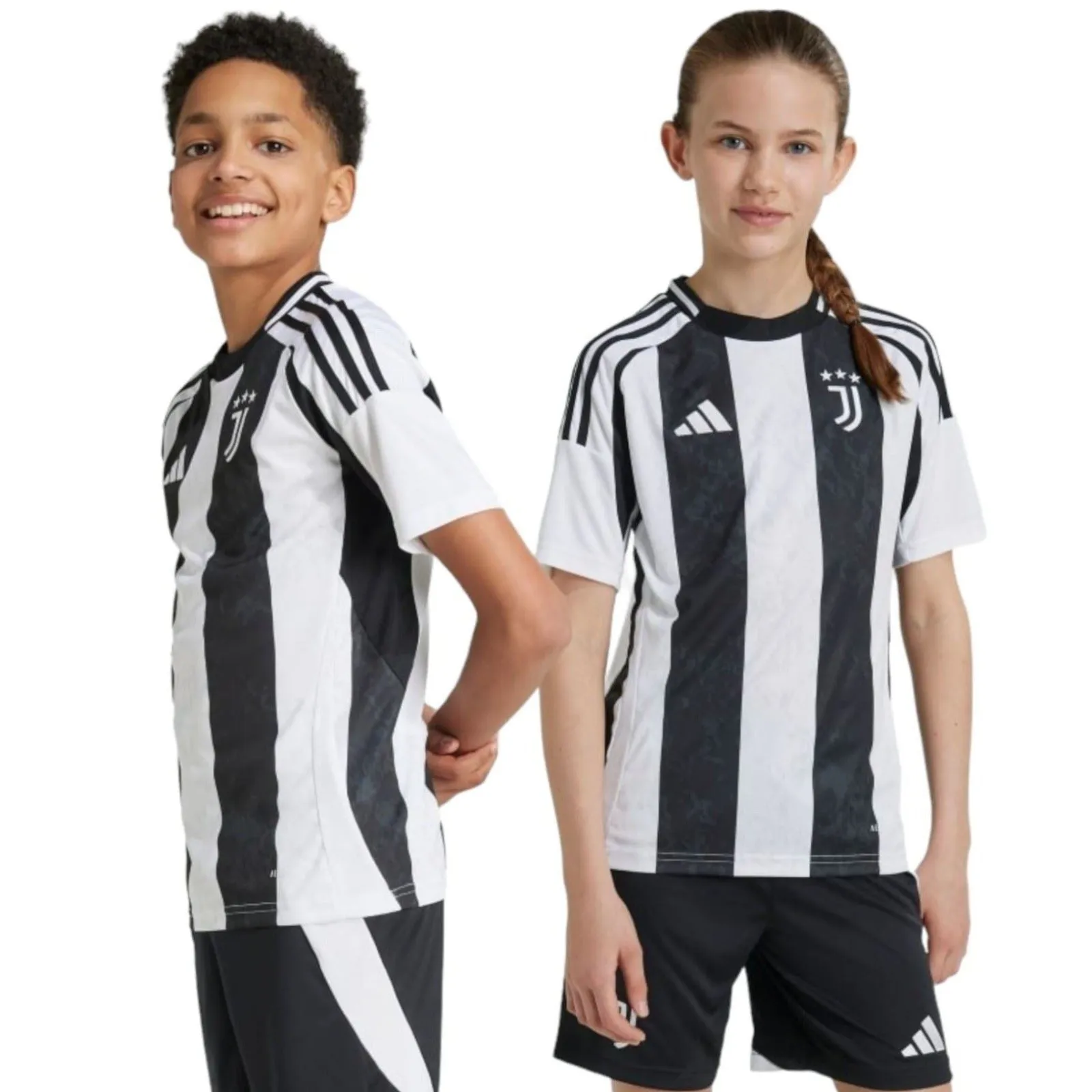 adidas Juventus 2024/25 Kids Short Sleeved Home Jersey