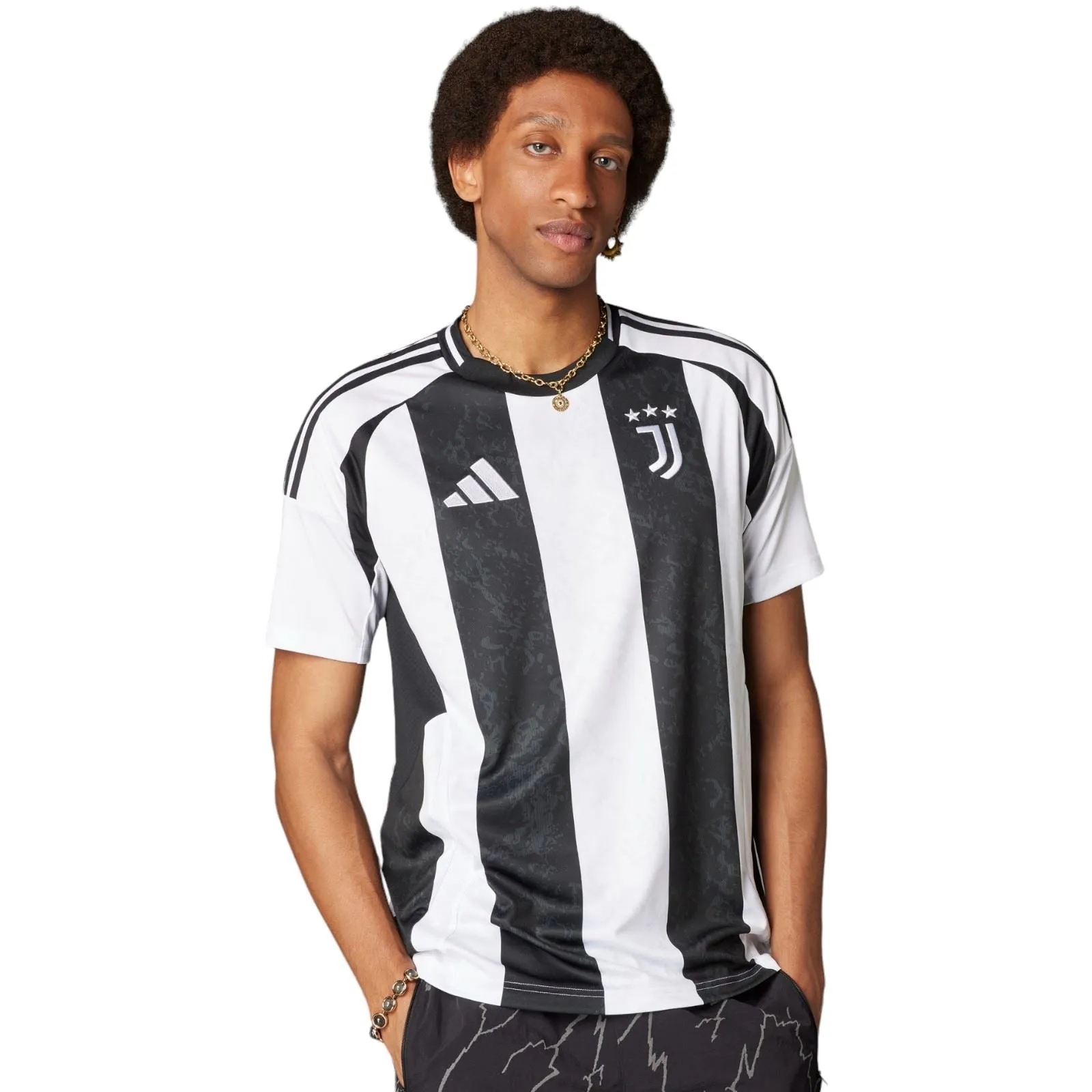 adidas Juventus 2024/25 Short Sleeved Home Jersey