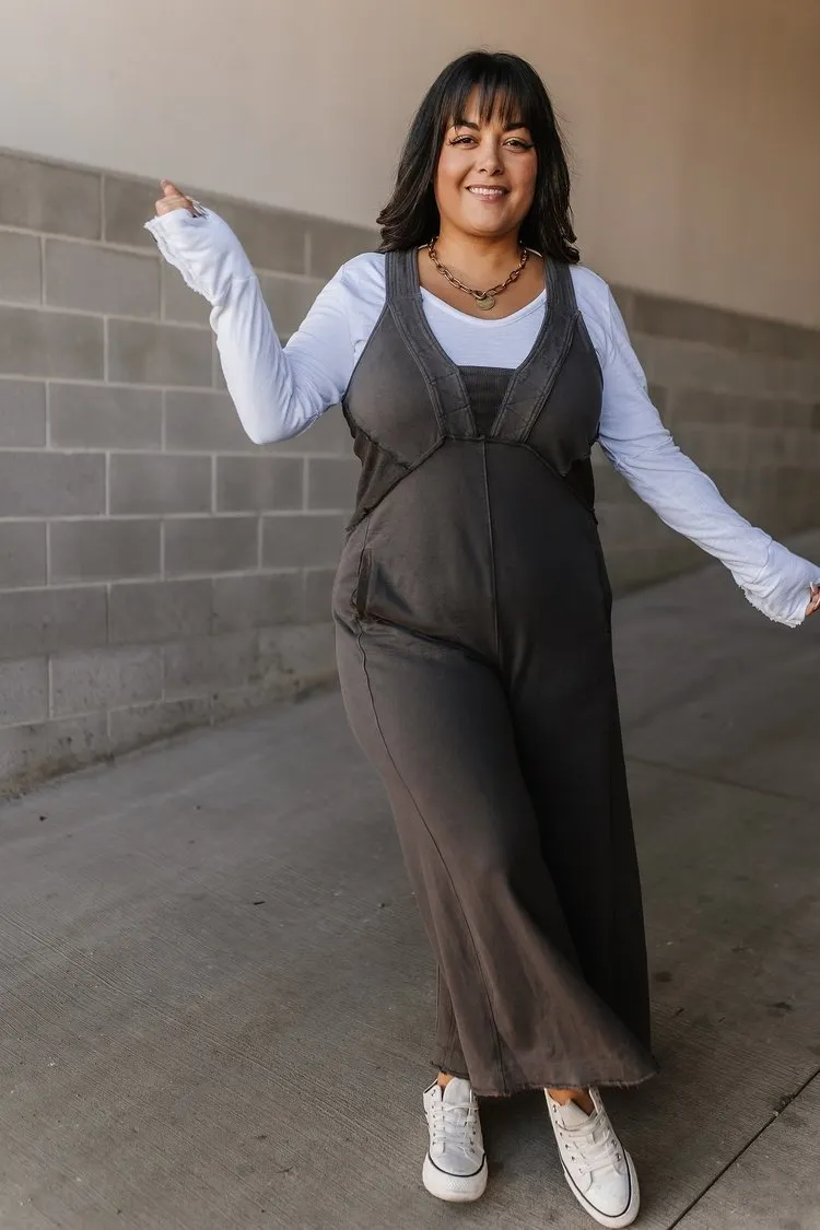 Alyssa Jumpsuit - Charcoal