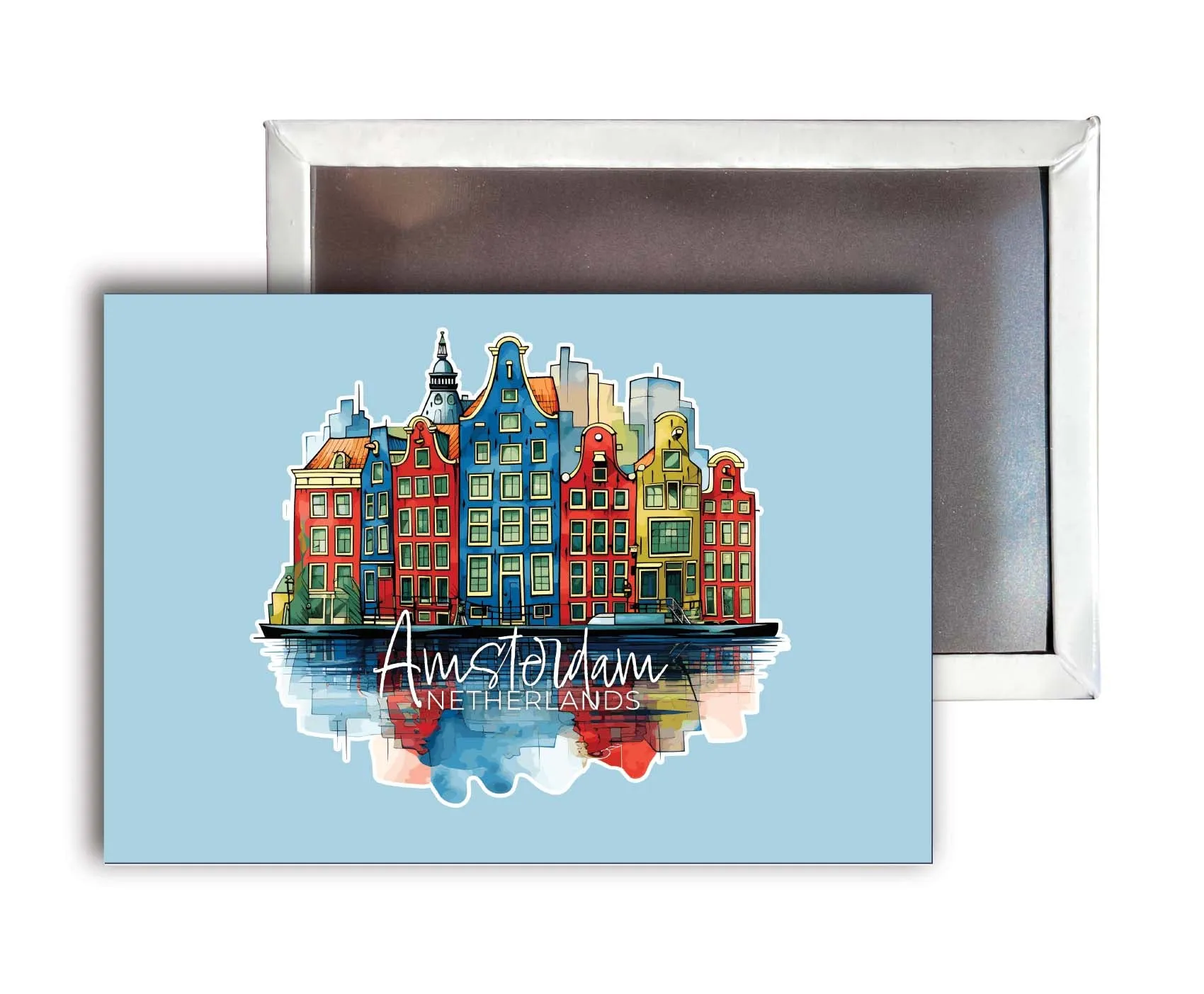 Amsterdam Netherlands Design C Souvenir Refrigerator Magnet 2.5X3.5