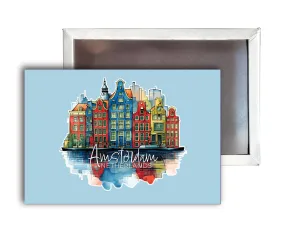 Amsterdam Netherlands Design C Souvenir Refrigerator Magnet 2.5X3.5