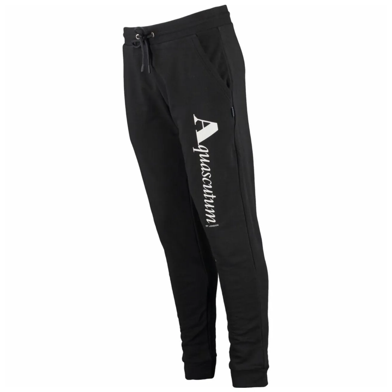 Aquascutum Black Cuffed Sweatpants