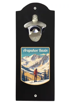 Arapahoe Basin Design A Souvenir Wall mounted bottle opener