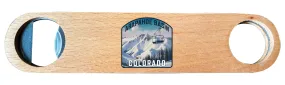 Arapahoe Basin Design B Souvenir Wooden Bottle Opener