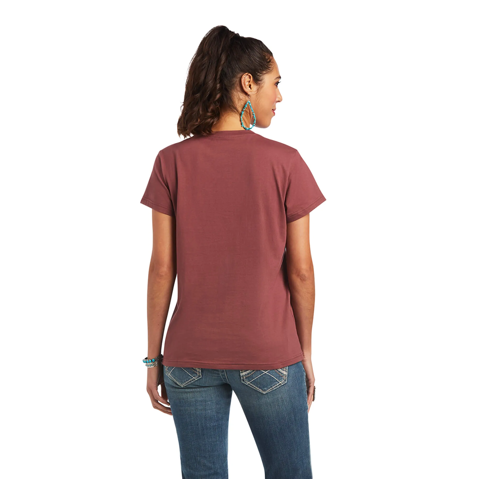 Ariat Women's REAL Bucking Bronc Tee