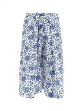 Bandana pattern wide pants 270060