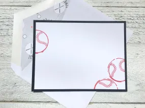 Baseball Note Cards