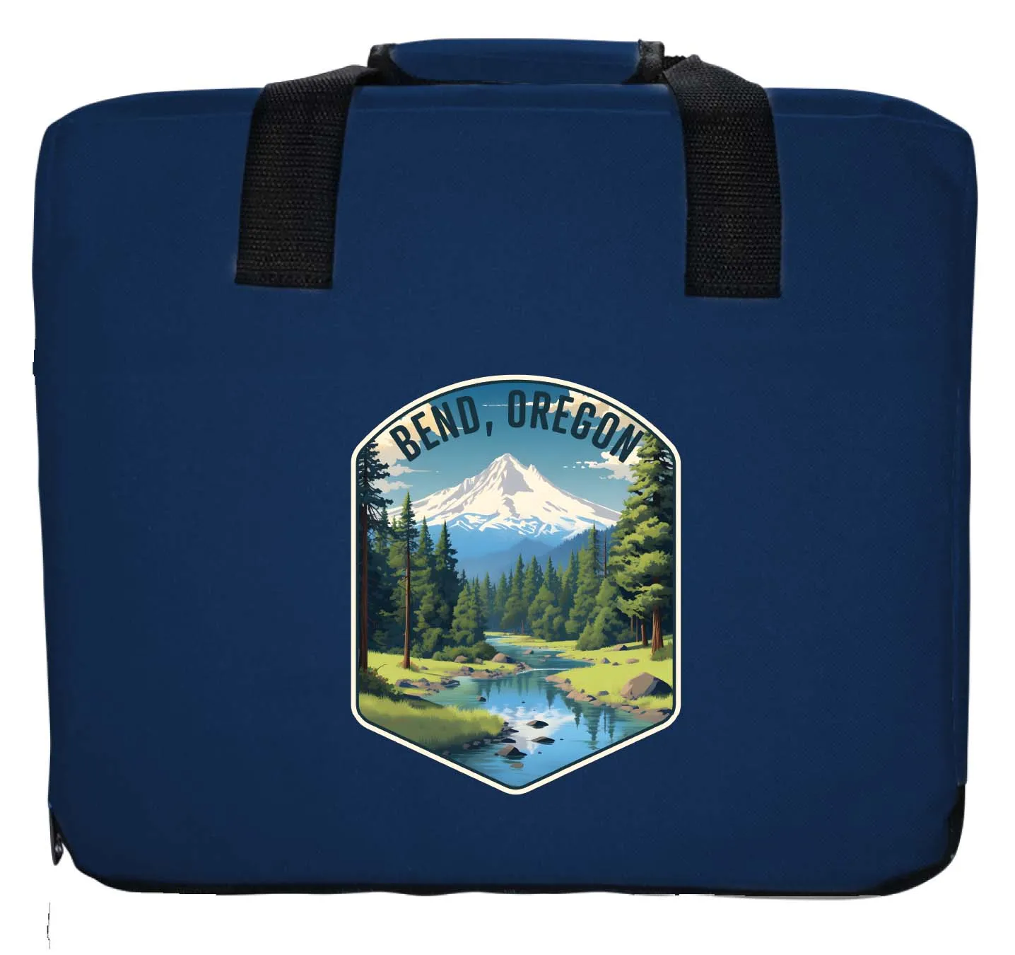 Bend Oregon Design B Souvenir Destination Seat Cushion