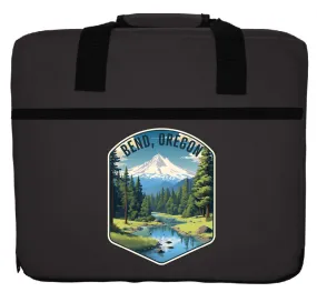 Bend Oregon Design B Souvenir Destination Seat Cushion