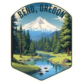 Bend Oregon Design B Souvenir Vinyl Decal Sticker