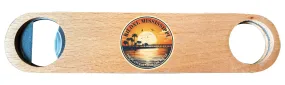 Biloxi Mississippi Design A Souvenir Wooden Bottle Opener