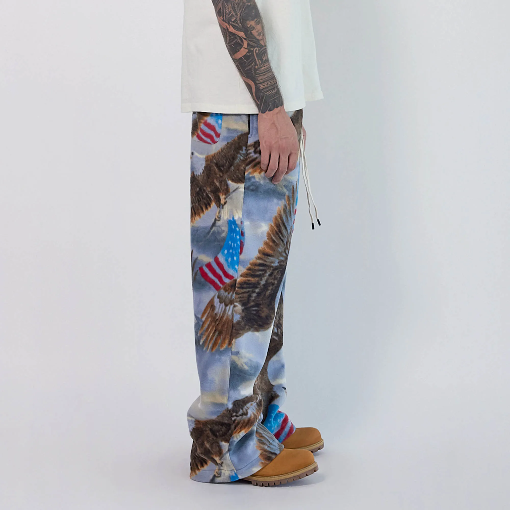 bootcut sweatpants / bold eagle