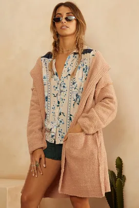 Cast The Net Cardigan Mocha