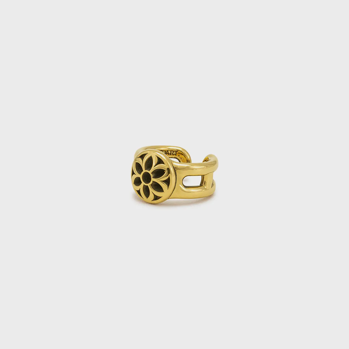 Cigar Band | Rosette - 18K Yellow Gold