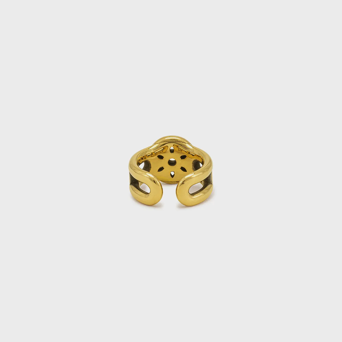 Cigar Band | Rosette - 18K Yellow Gold