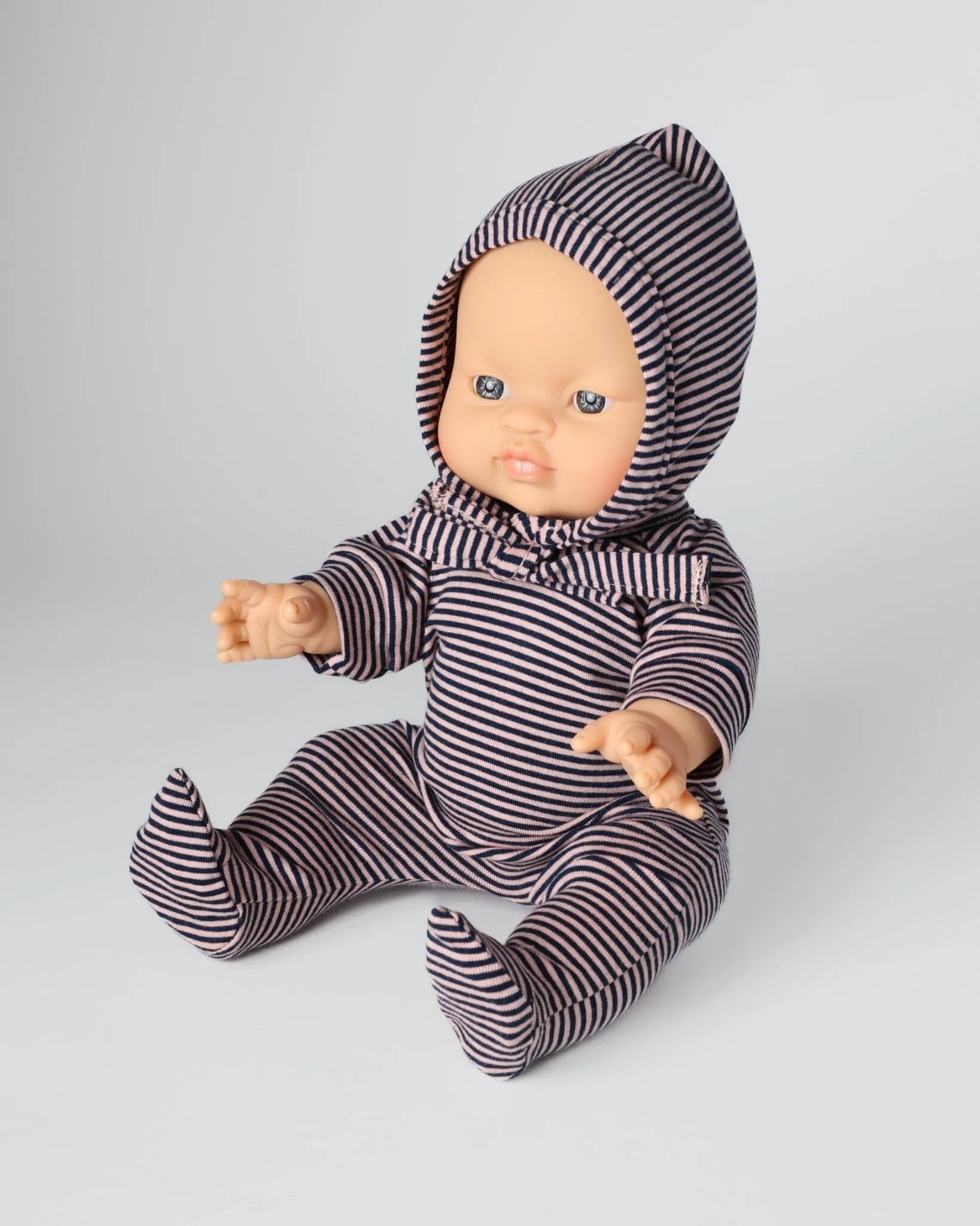 Dollie Bonnet & Jumpsuit | Striped