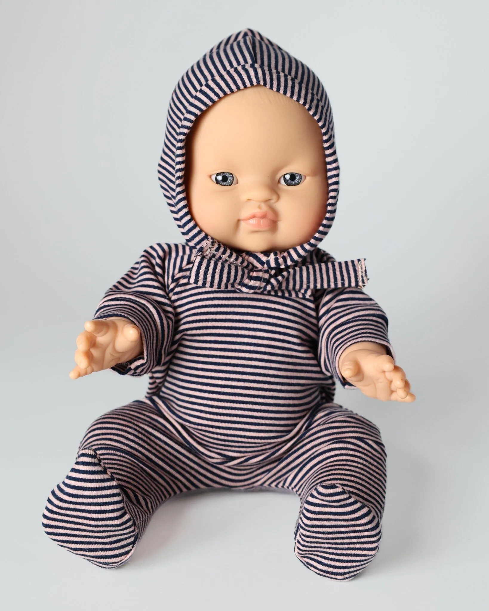 Dollie Bonnet & Jumpsuit | Striped