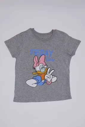 Girls' Daisy Duck Friday Vibes Graphic Tee