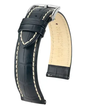 HIRSCH MODENA Alligator Embossed Calfskin Watch Band  1030 28