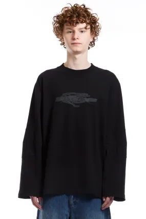 ROA - LONG SLEEVE GRAPHIC TEE BLACK