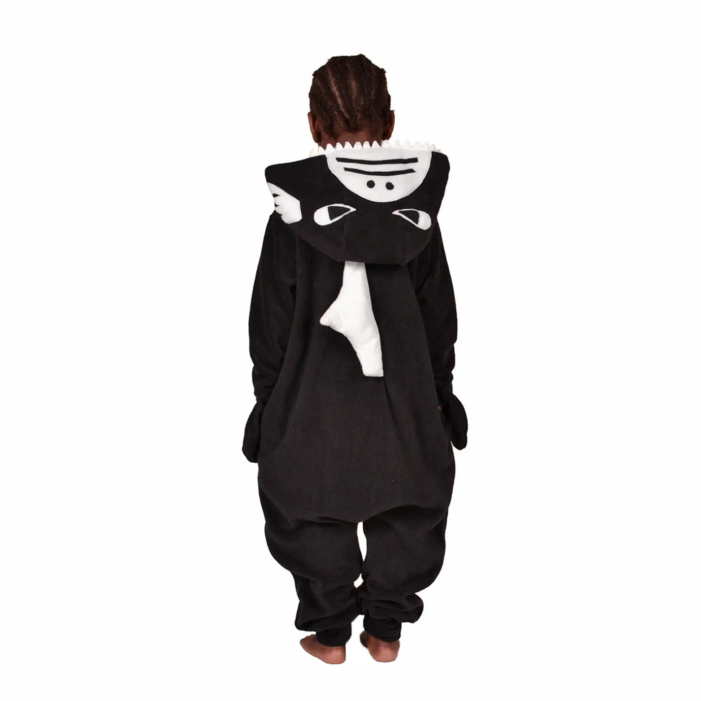 Shark Onesie (black/white): KIDS