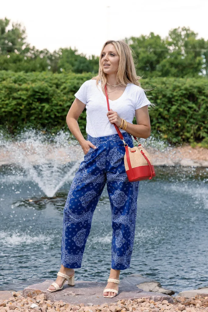 Willa Bandana Print Pants