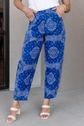 Willa Bandana Print Pants